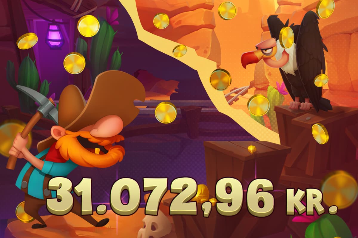 Guldet glimter i Mining Madness