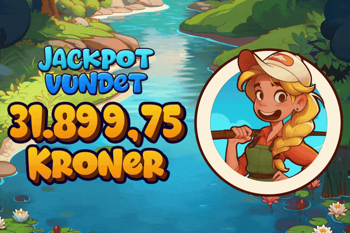 Megafangst: 31.899,75 kr. vundet