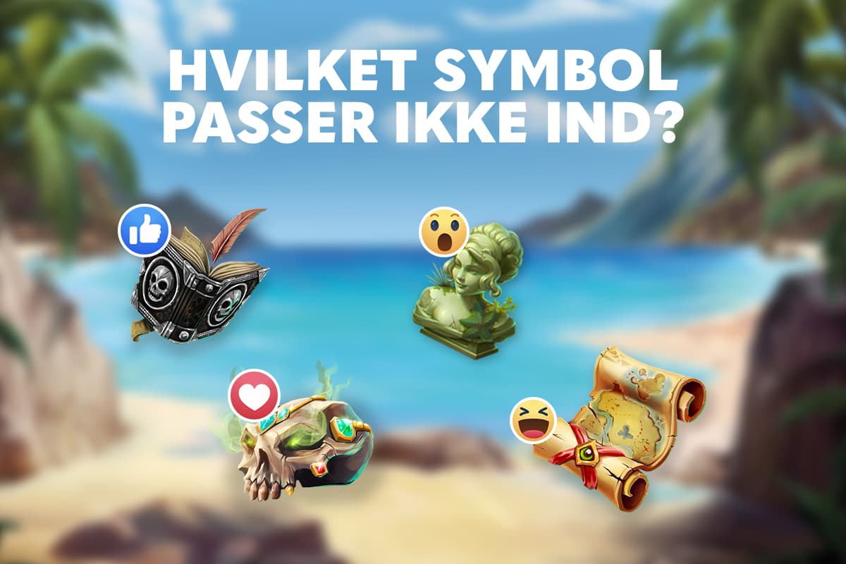 Hvilket symbol passer ikke ind? 🏴‍☠️