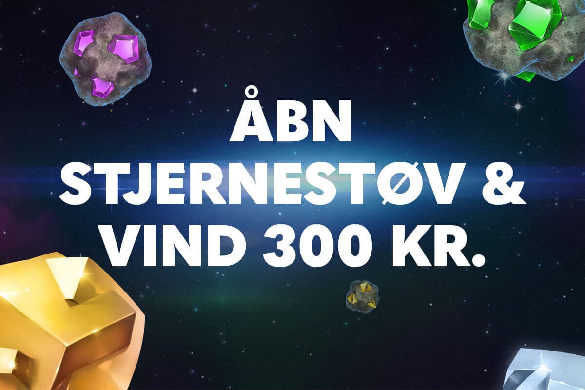 Åbn Stjernestøv og vind 300 kr. ✨ 🚀