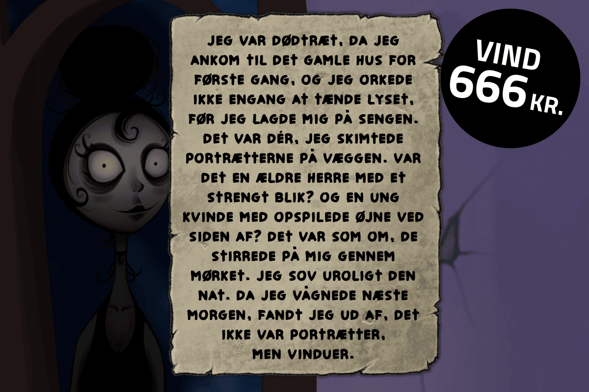 Fortæl en spøgelseshistorie og vind 666 kroner!