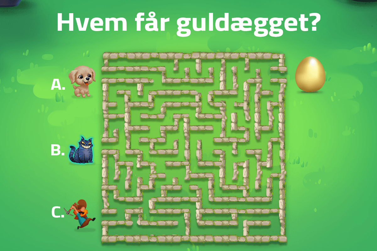 Hvem finder guldægget?