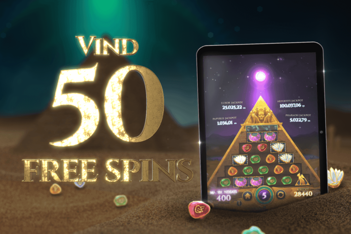 Vind fantastiske free spins i Egyptens Prinsesse!