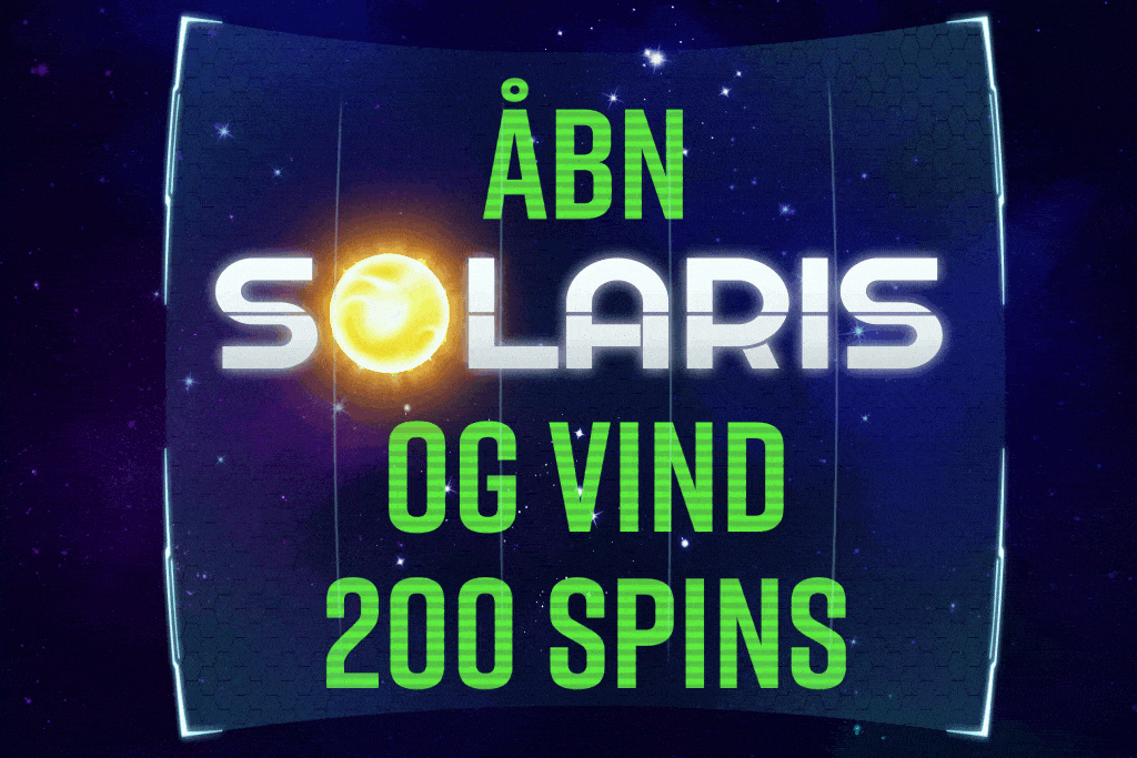Vind 200 free spins i Solaris nu!